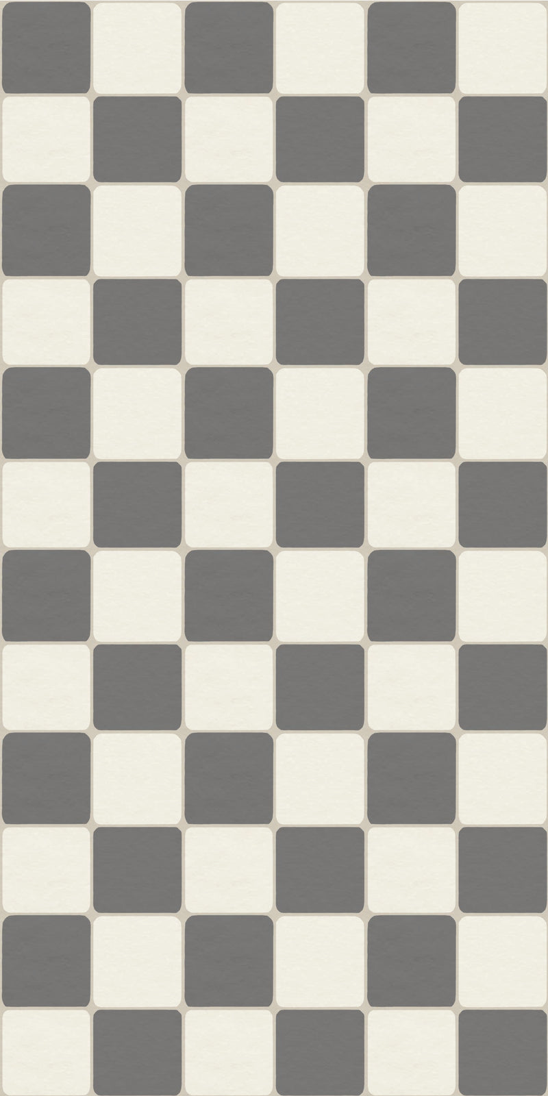 Vintage Check Tile Decal in Charcoal color