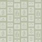 Image of Vintage Frame in Celadon Wallpaper