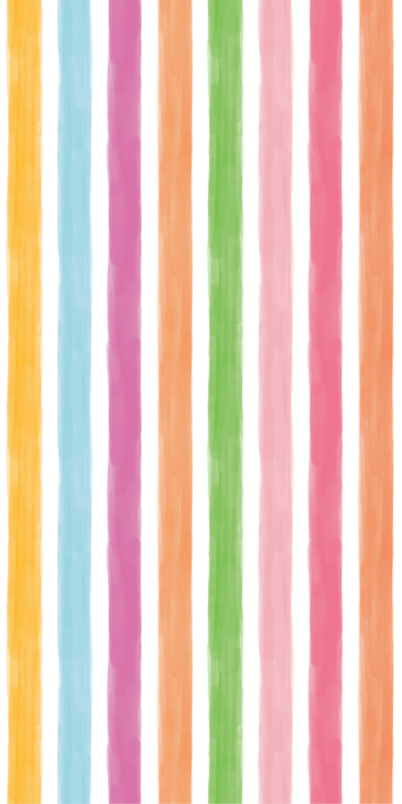 Watercolor Stripes in Multi A color