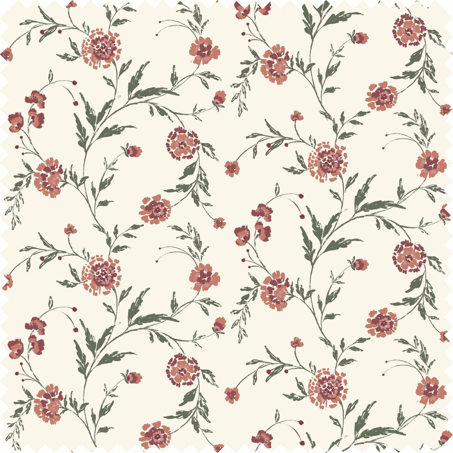 Waverly Fabric Fabric in Coral