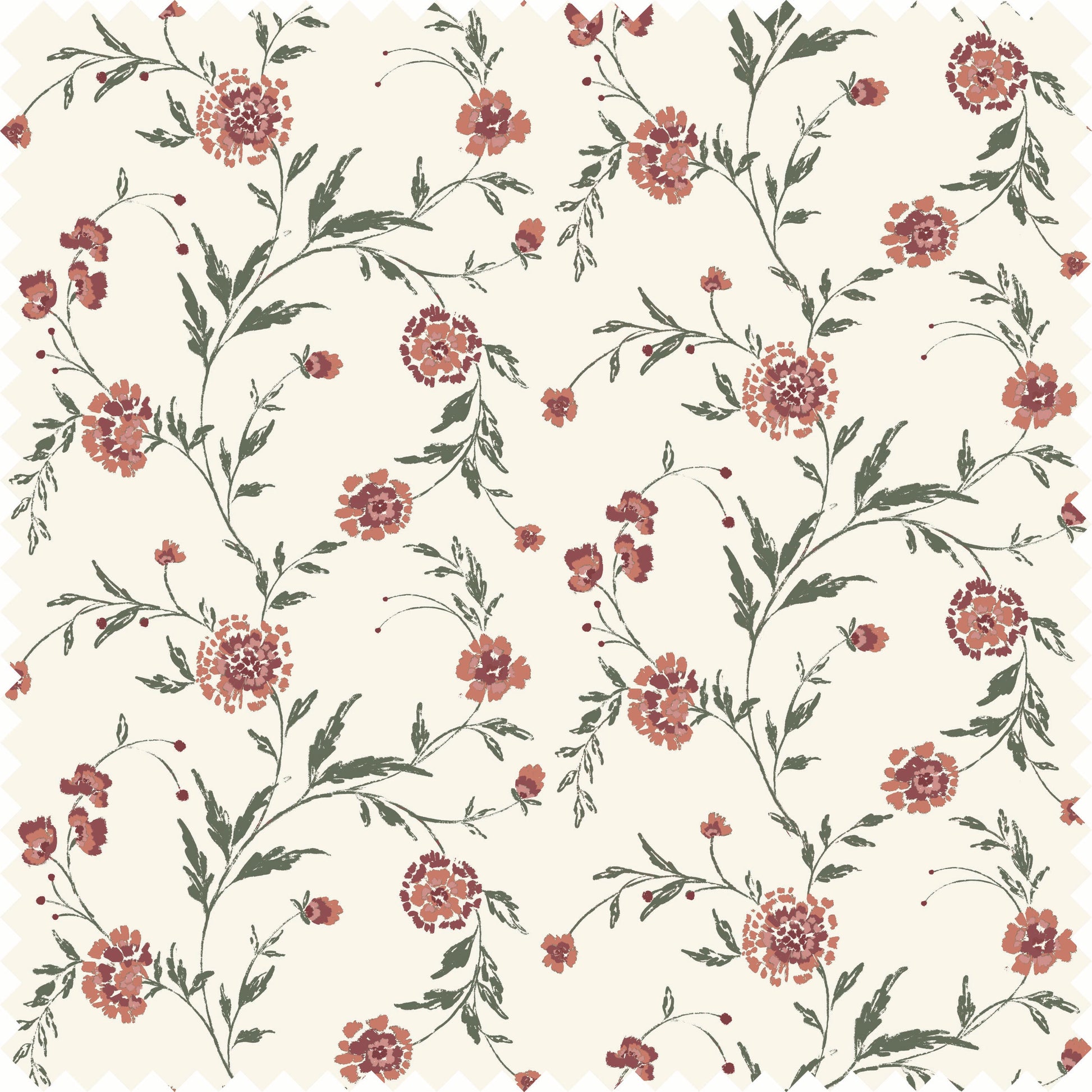 Waverly Fabric Fabric in Coral