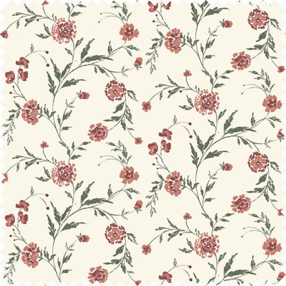 Waverly Fabric Fabric in Coral