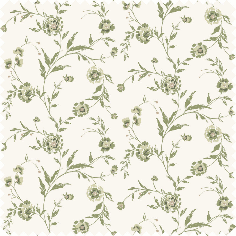 Waverly Fabric in Garden Green color