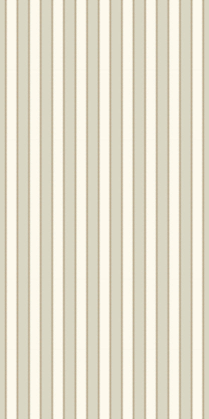 Image of Wilder Stripe in Alabaster Wallpaper