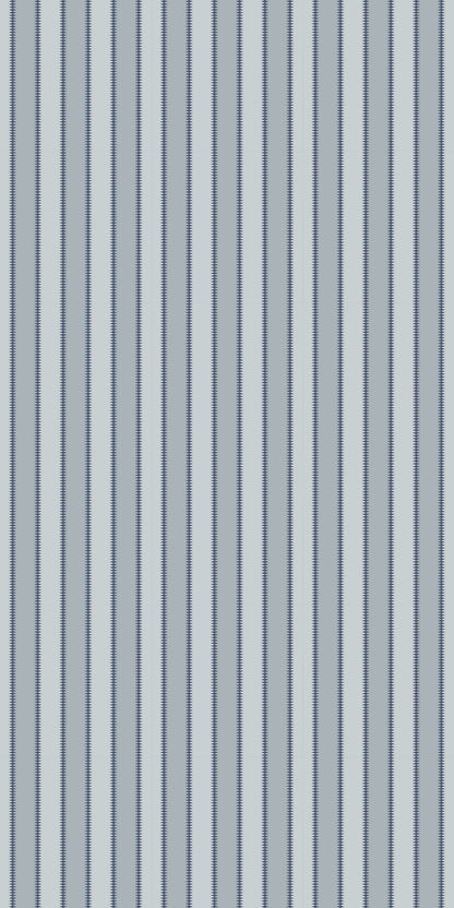 Image of Wilder Stripe in Powder Blue Wallpaper