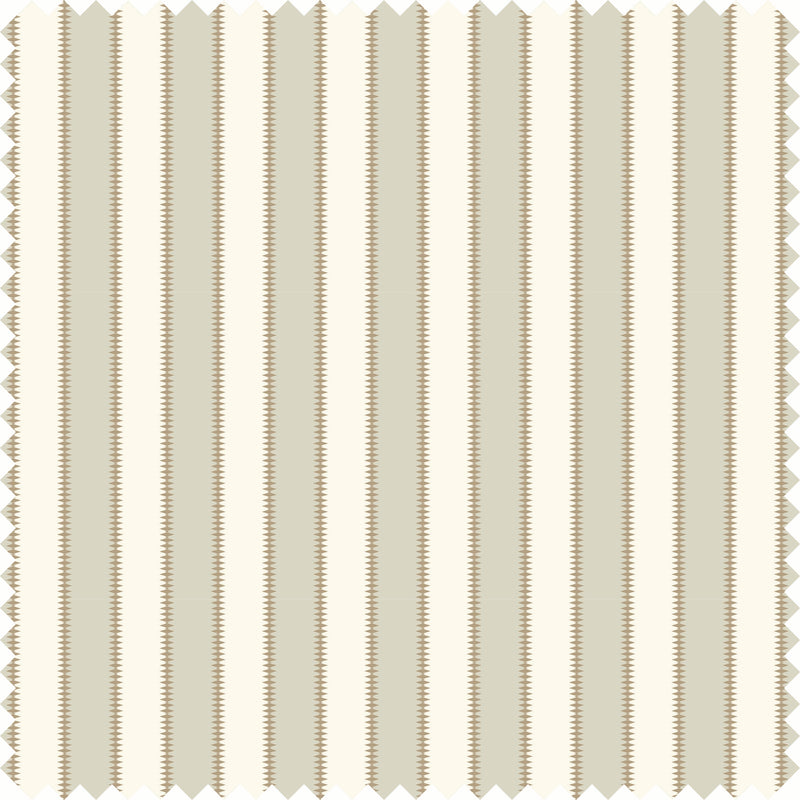 Wilder Stripe Fabric in Alabaster color