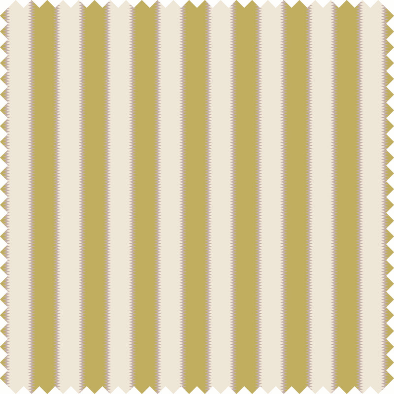 Wilder Stripe Sheer Fabric in Charteuese/Pink color