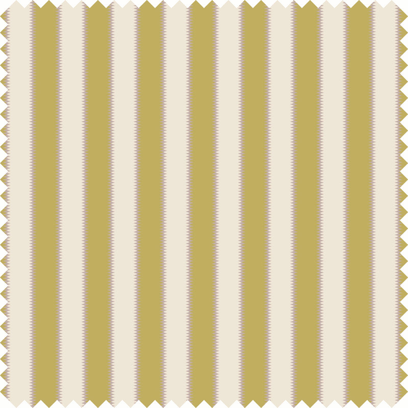 Wilder Stripe Fabric in Chartreuse/Pink color