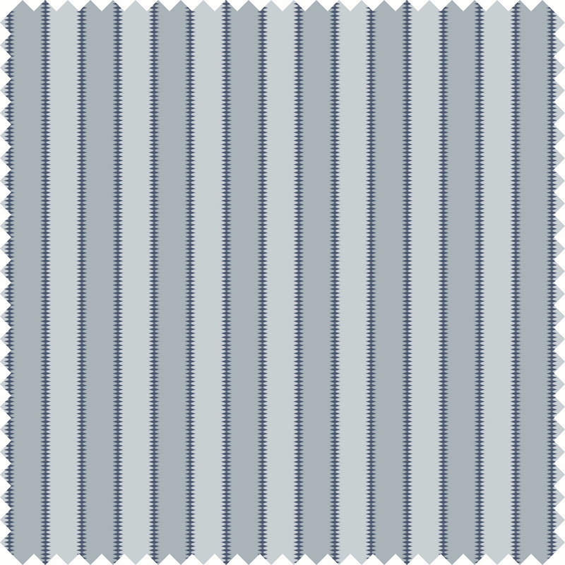 Wilder Stripe Sheer Fabric in Powder Blue color