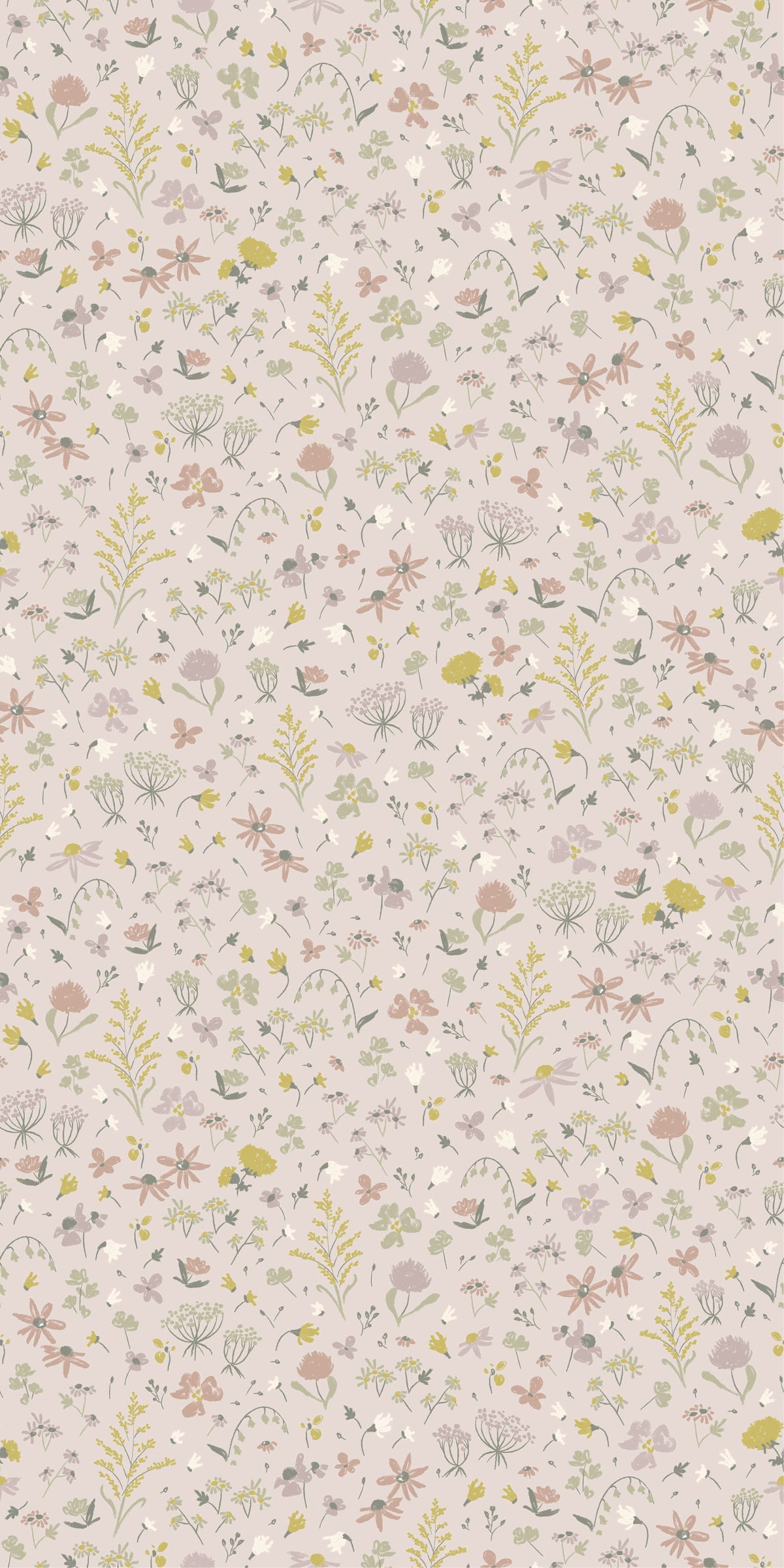 Windflower wallpaper in pink