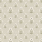 Image of Windflower in White/Black Wallpaper