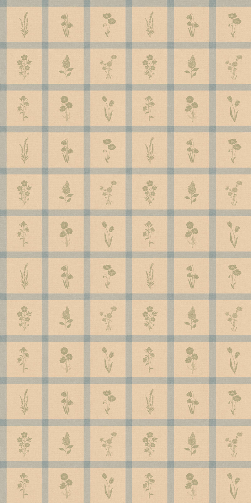 Woven Wildflower in Blue/Green color