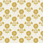 Image of Zinnia in Cream/Mustard Wallpaper