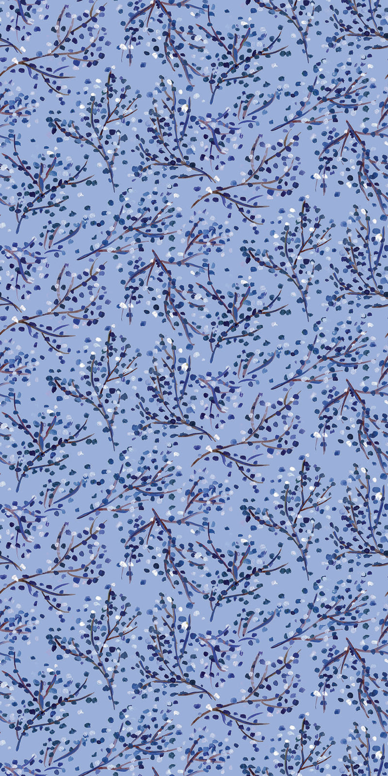 Berry Seaweed in Blue color