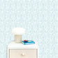 Image of Unicorn in Teal Wallpaper