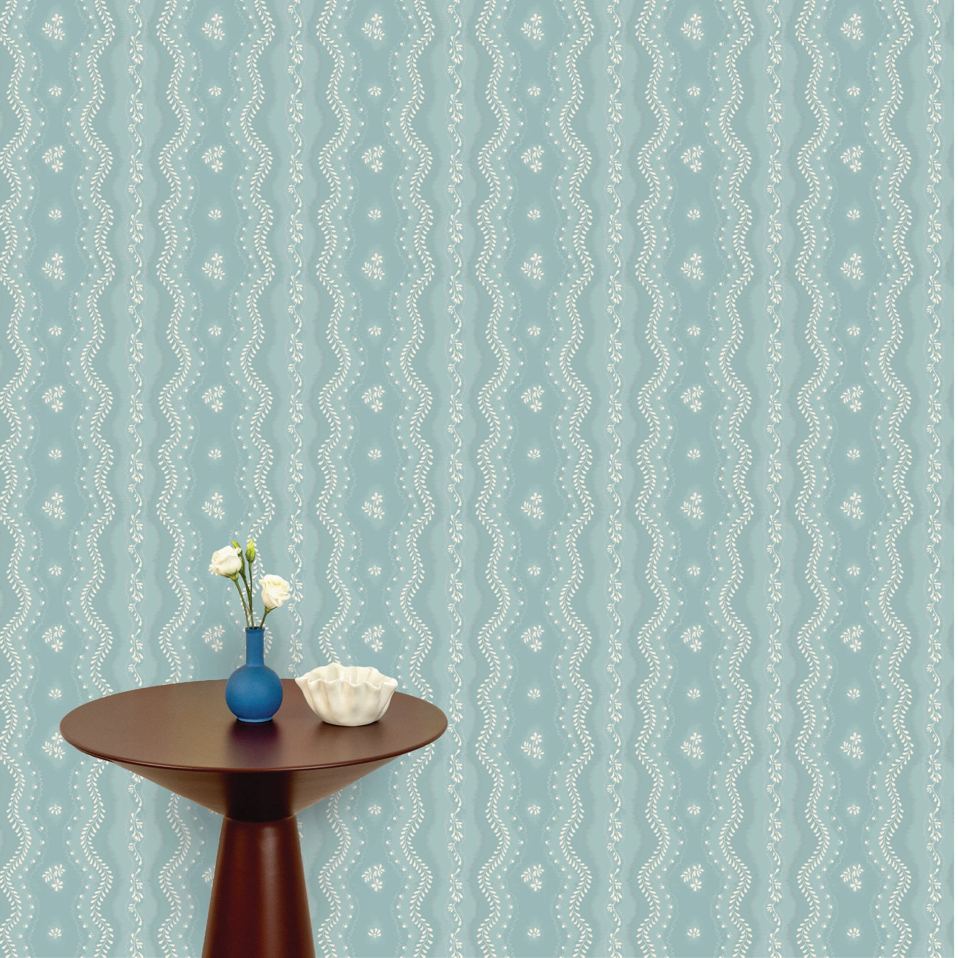 Image of Idlewild in Light Blue Wallpaper