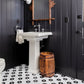 Hexagon Tile Decals Tile/Flooring in Black