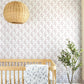 Image of Seaweed in Mauve Wallpaper