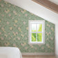 Image of Climbing Blossom in Spring Green Wallpaper