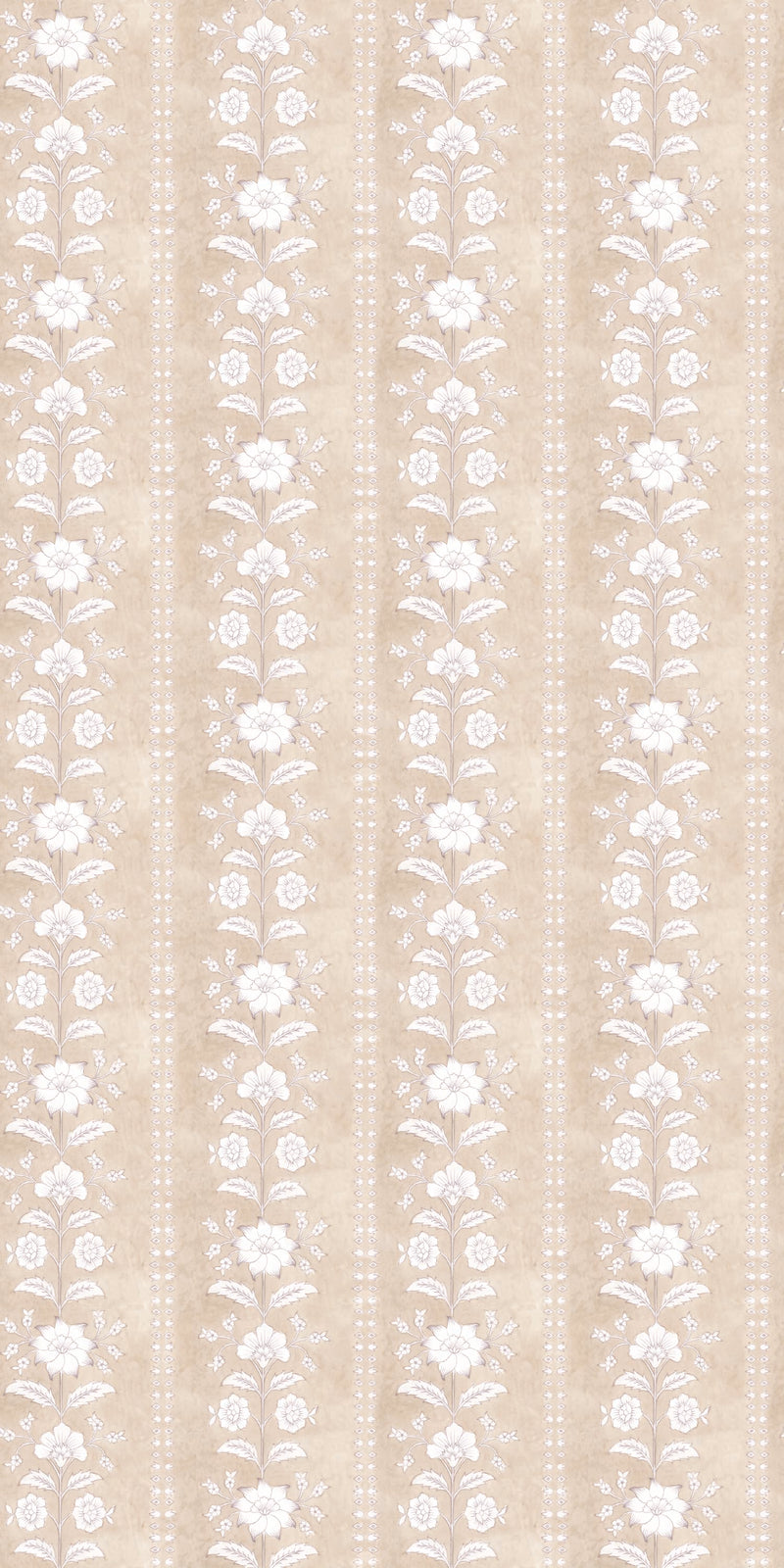 Flower Garland in Beige color