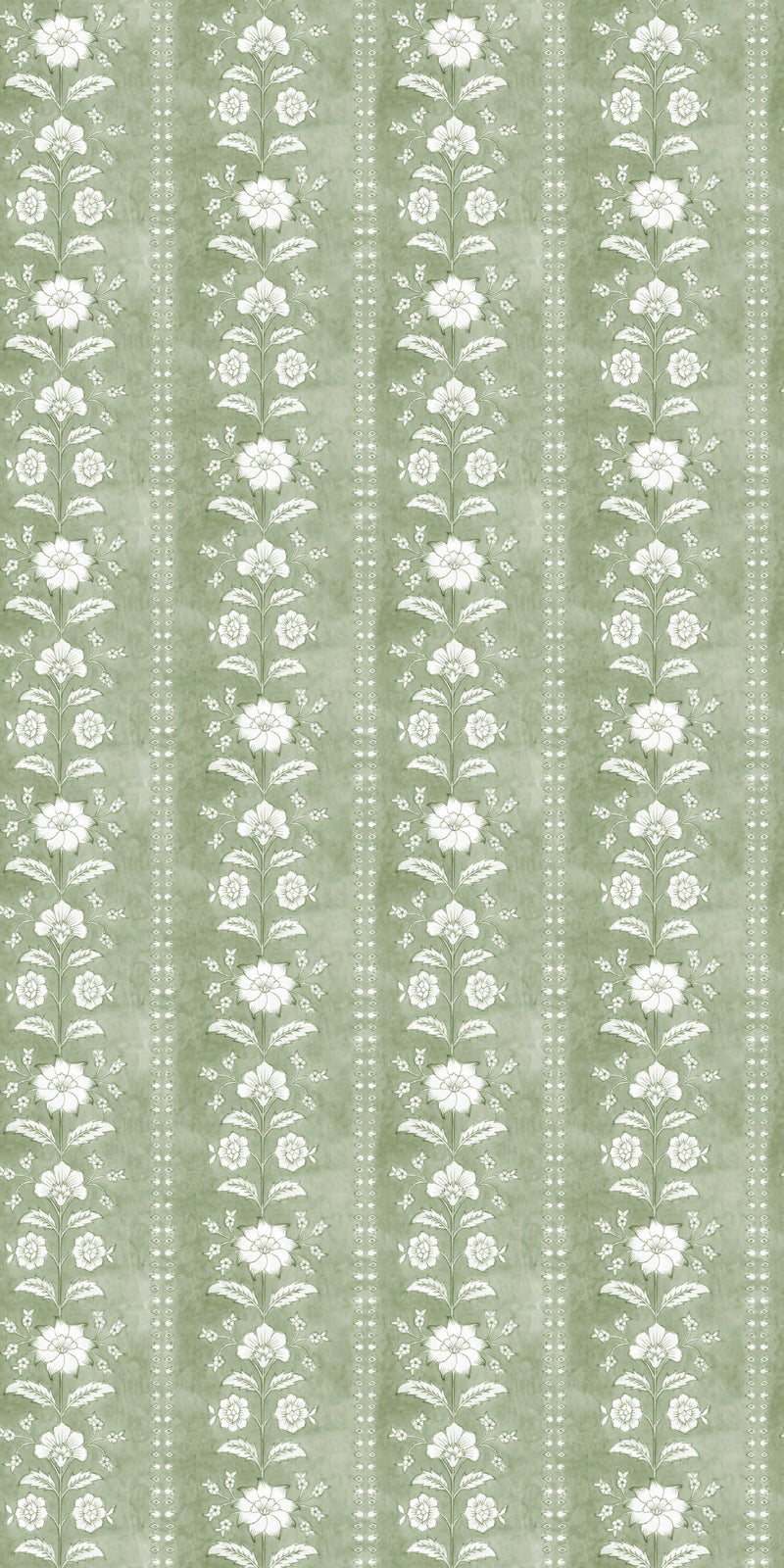 Flower Garland in Sage color