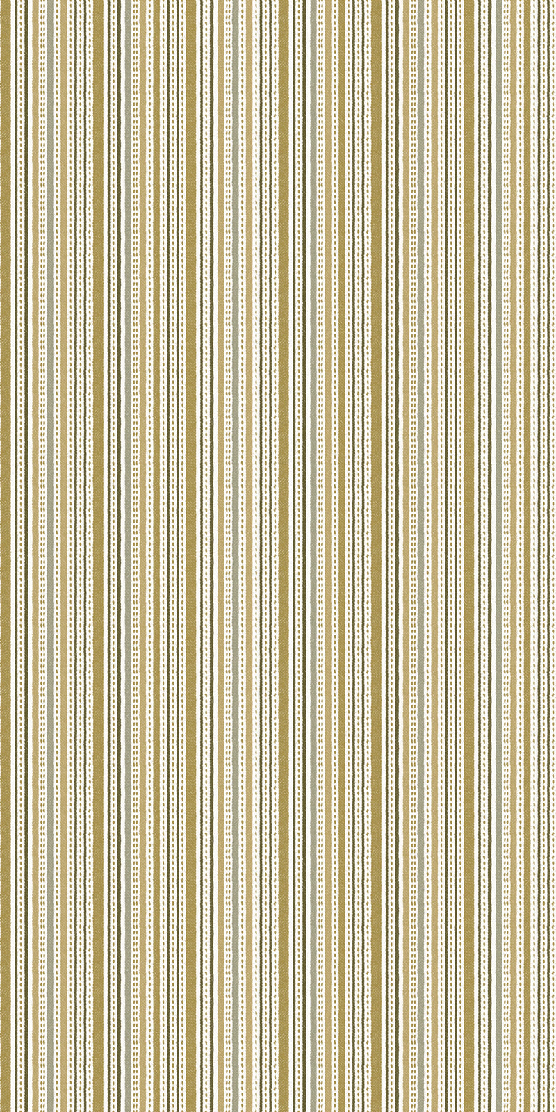 Harbor Stripe in Multi Green color