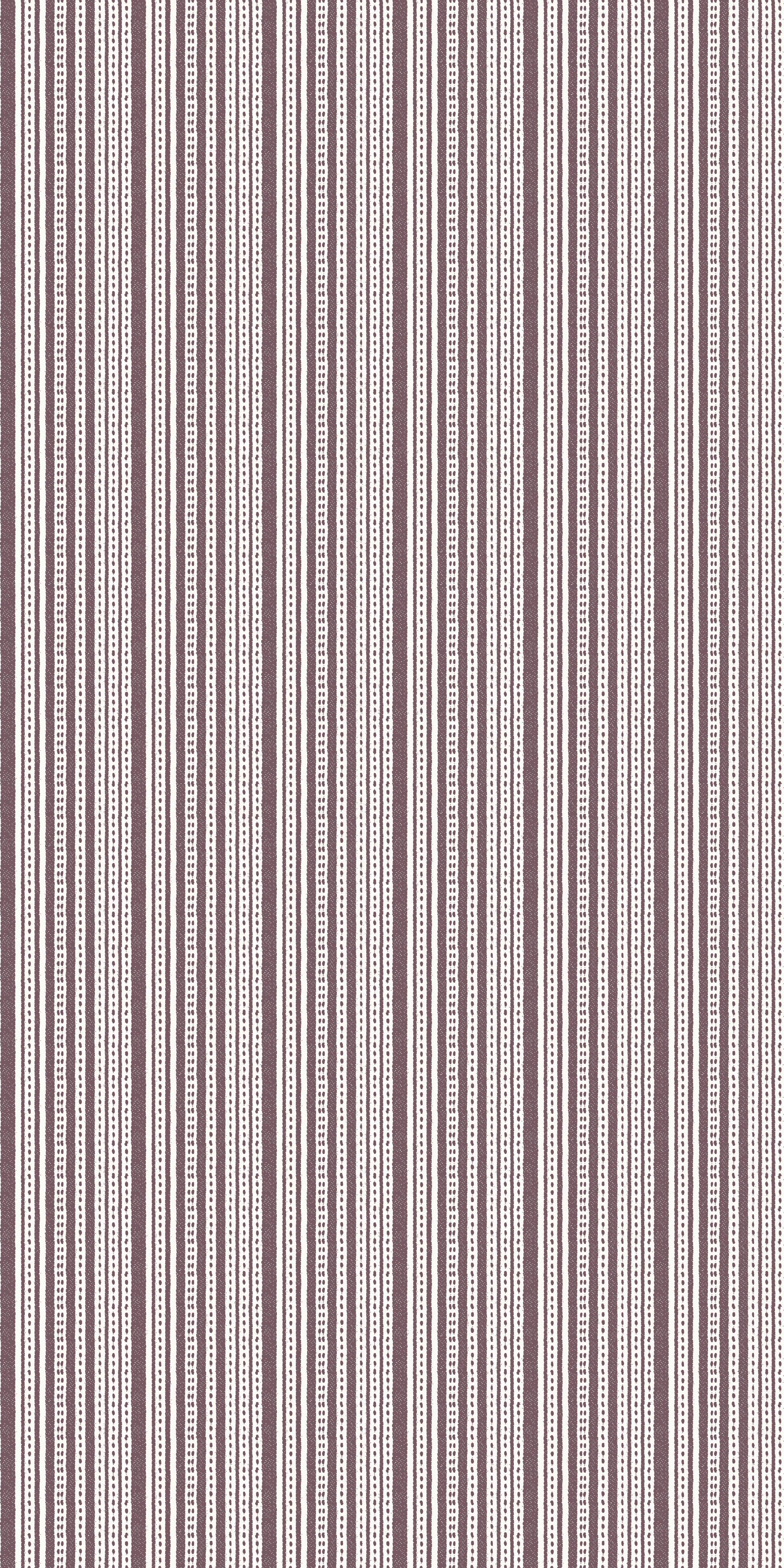 Harbor Stripe in Dark Mauve color
