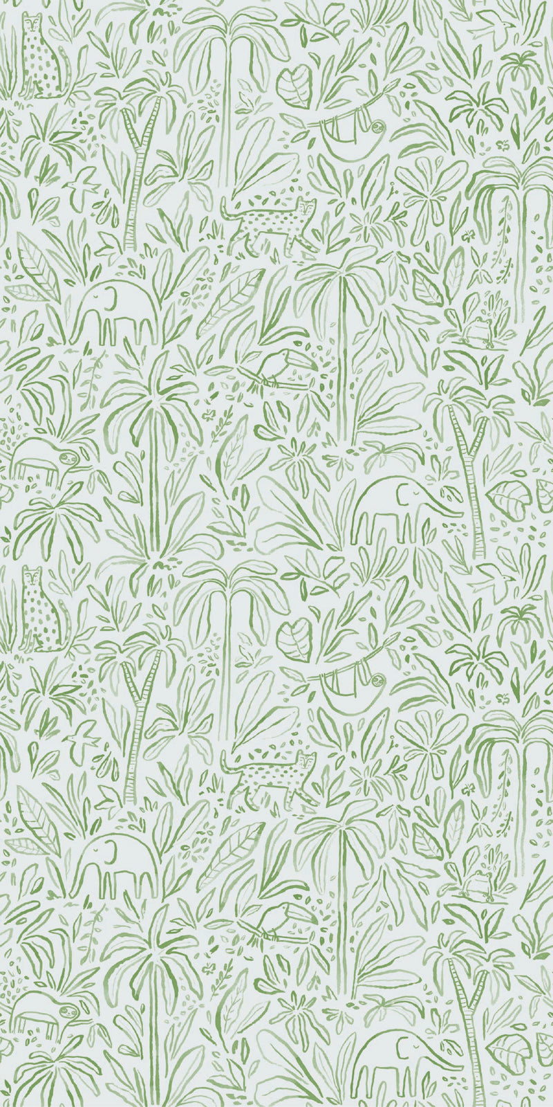 In the Jungle in Green color