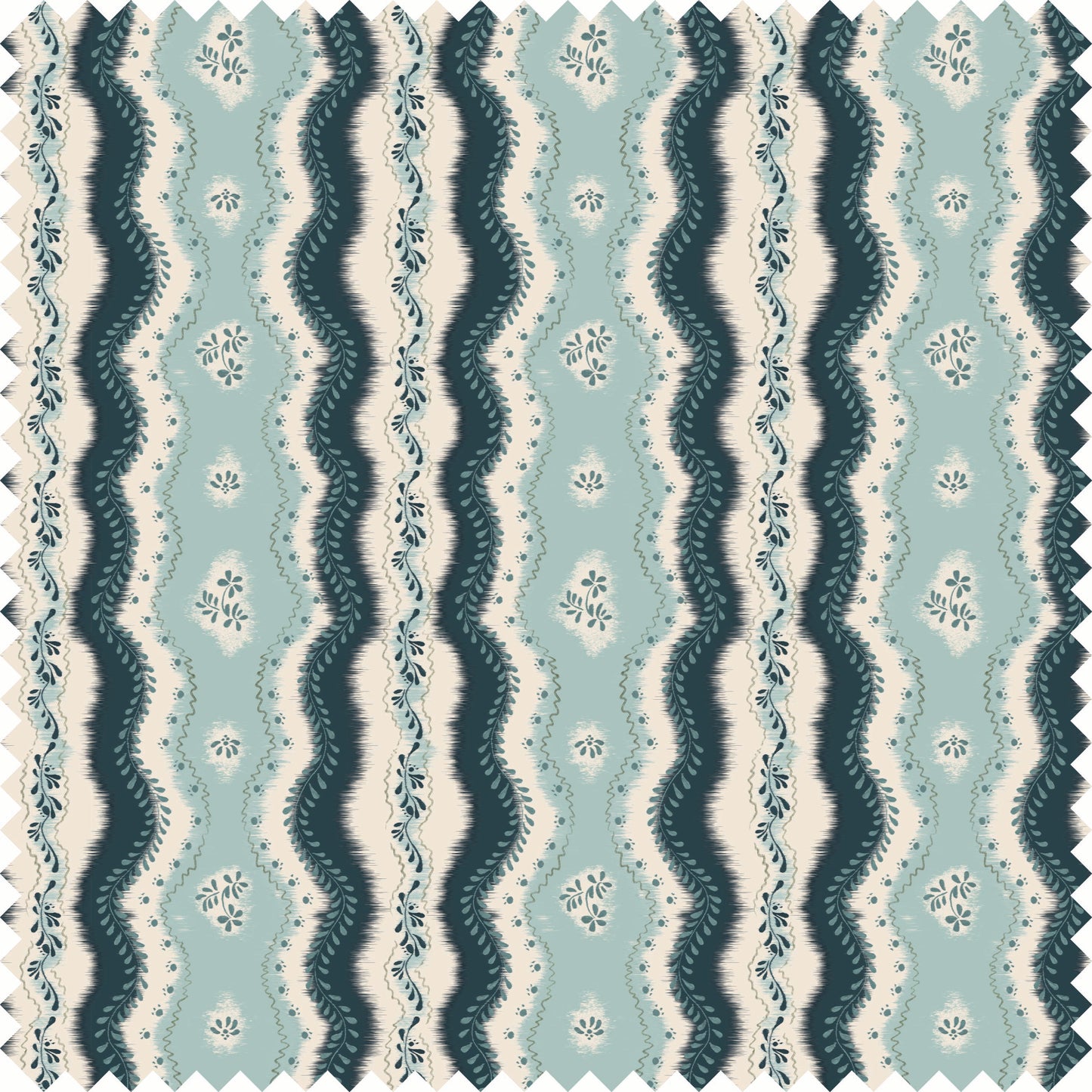Kent Street Fabric Fabric in Sky/Navy