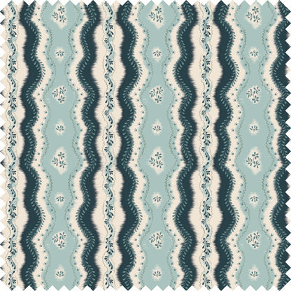 Kent Street Fabric Fabric in Sky/Navy