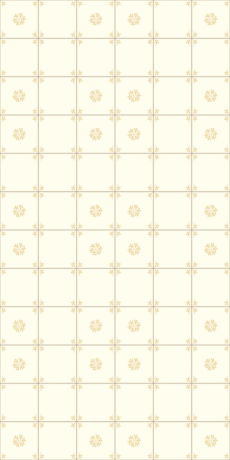Porto Tile Decals in Yellow color
