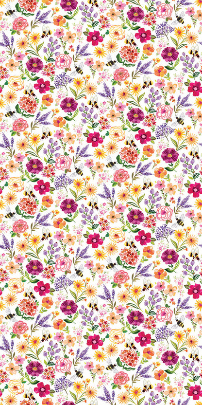 Image of Summer Garden in Multi wallpaper