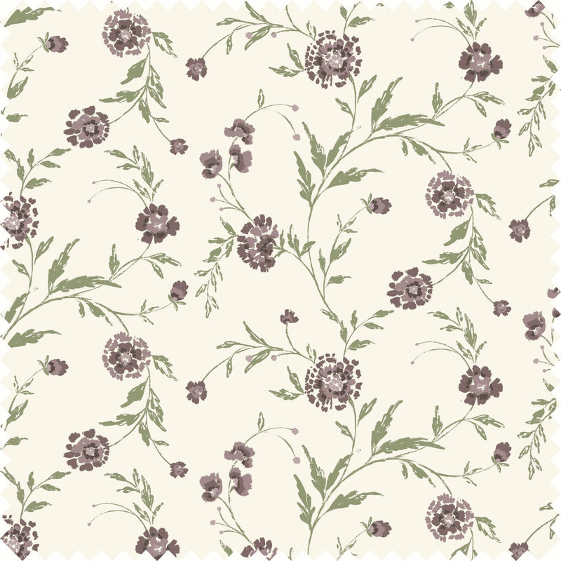 Waverly Sheer Fabric in Mauve Petal color