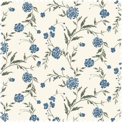 Waverly Fabric in Petal Blue