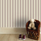 Image of Wilder Stripe in Mauve/Green Wallpaper