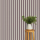 Image of Wilder Stripe in Mulbery/Blue Wallpaper