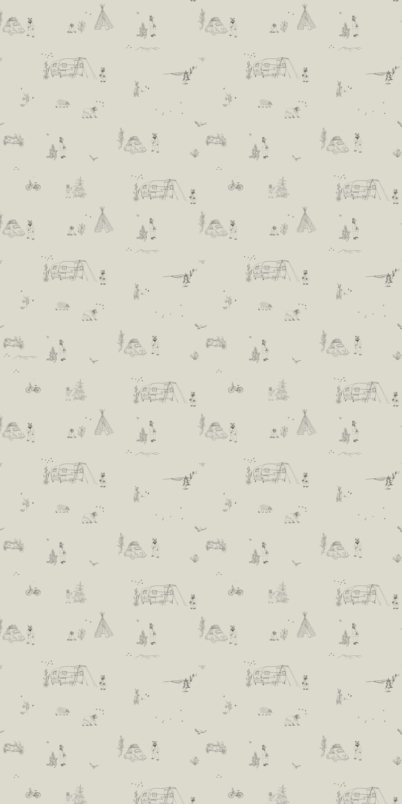 Bear Tent in Light Grey color