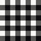 Image of Big Gingham in Black and White Wallpaper