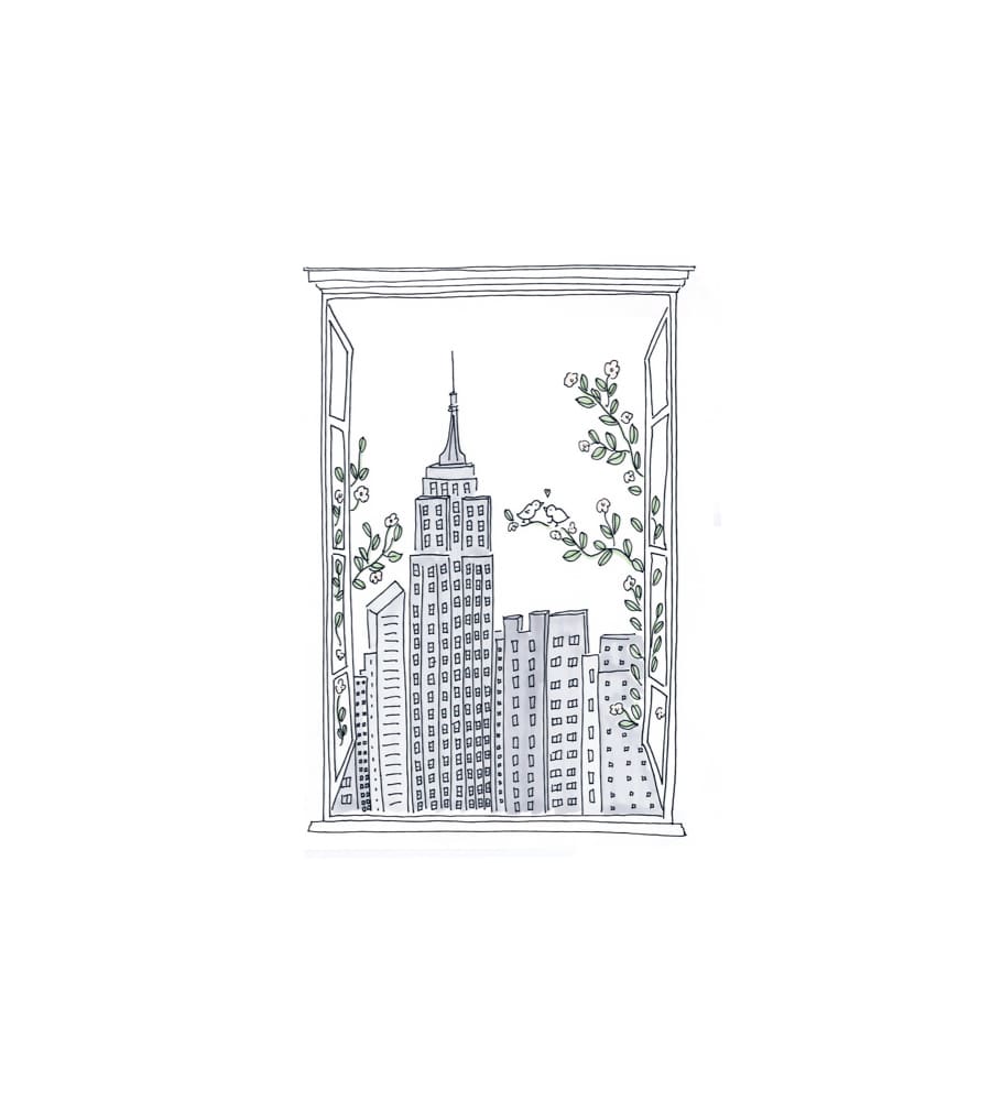 NYC View Decal - Small