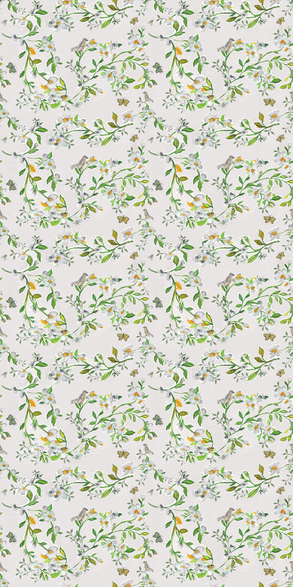 Image of Chinoiserie in Grey Wallpaper