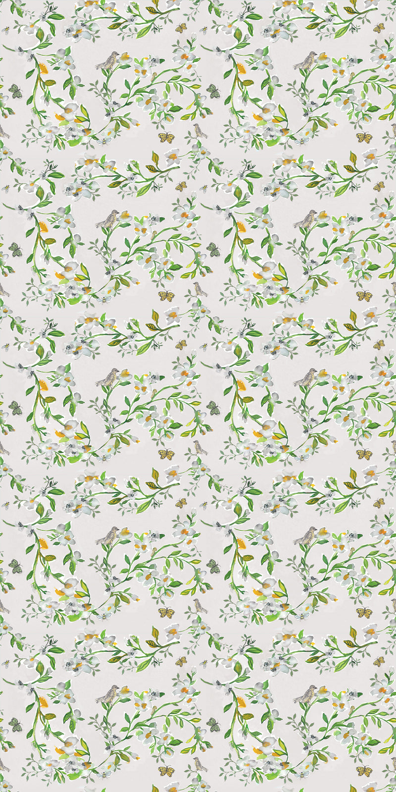 Chinoiserie in Grey color