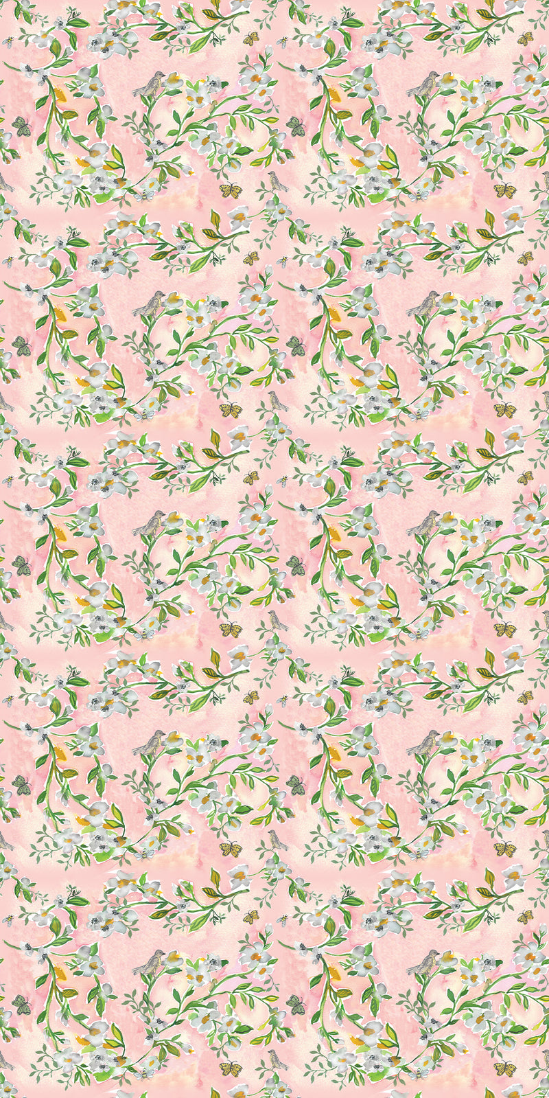 Chinoiserie in Pink color