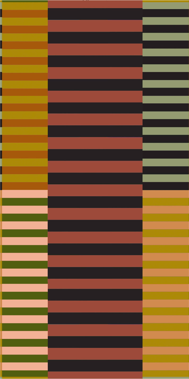 Cleo Stripe Horizontal in Multi color