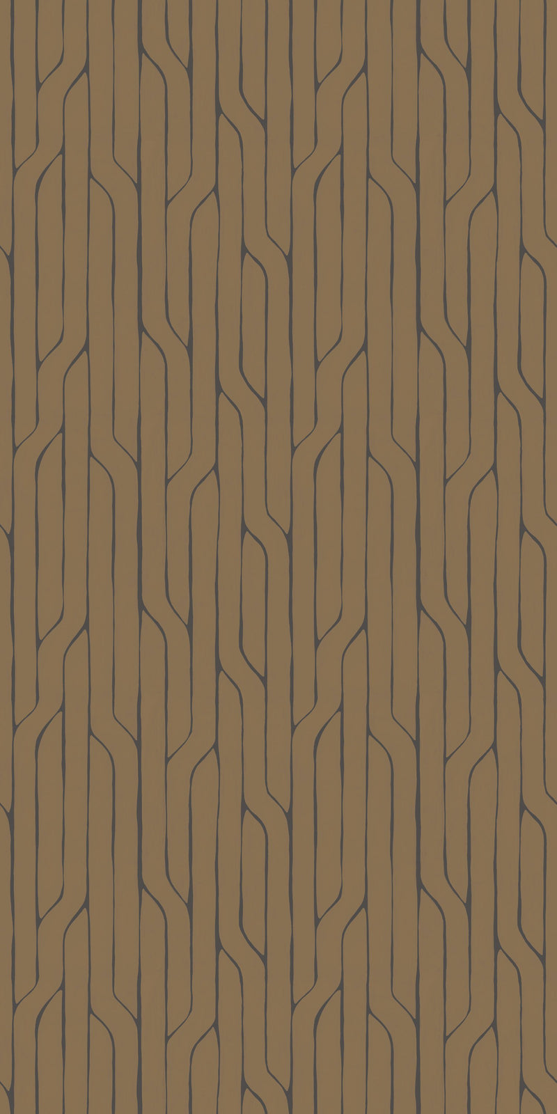 Crossing Lines in Gold color