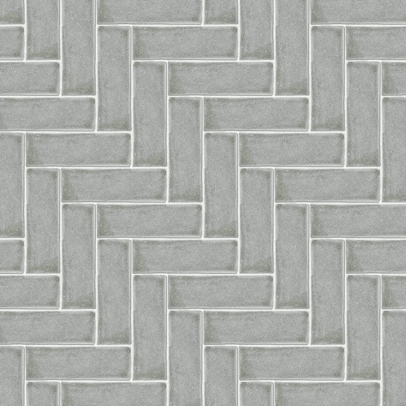 Dark Grey Herringbone Tile Decals Chasing Paper