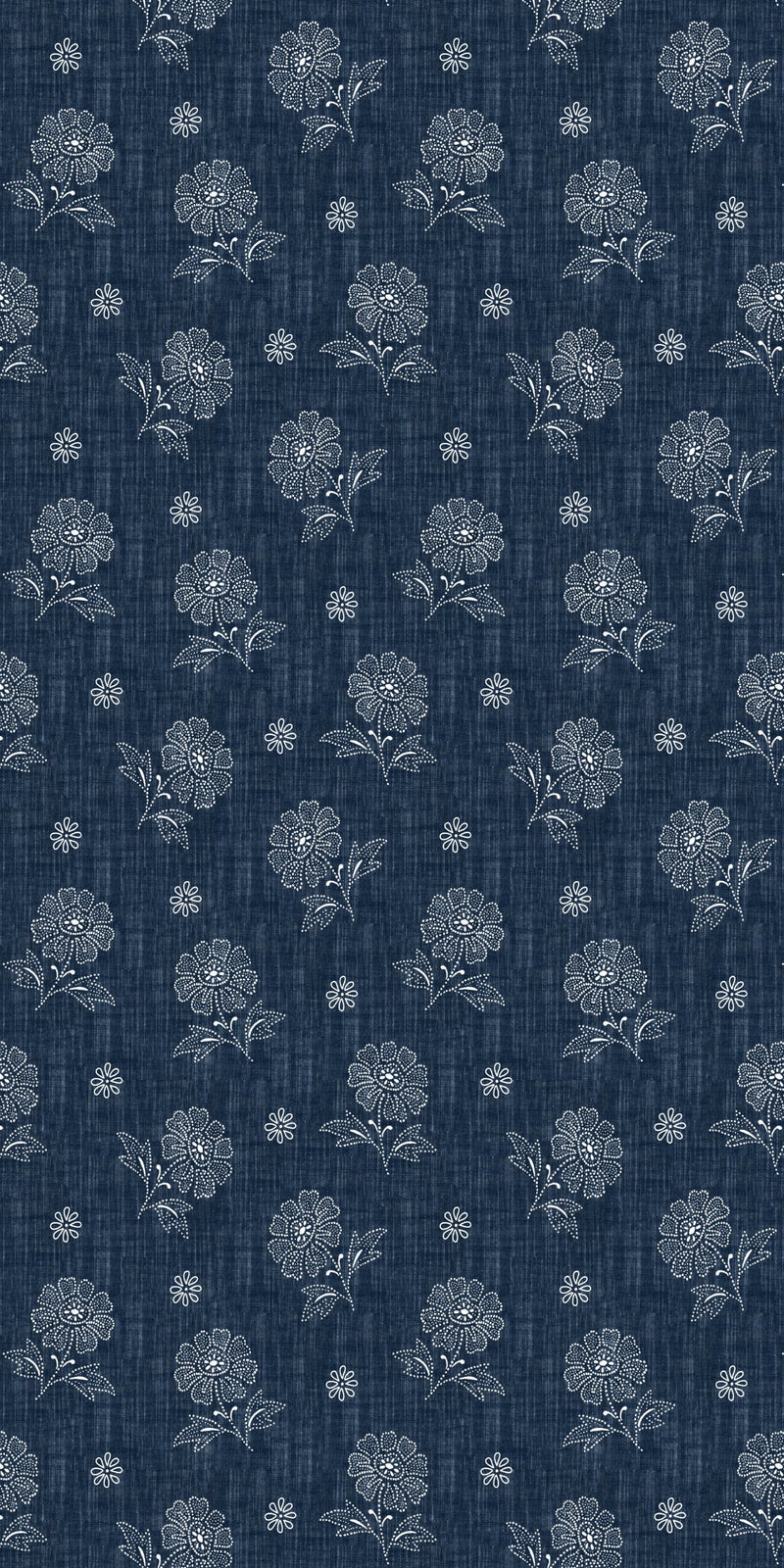 Denim Flower in Dark Wash color