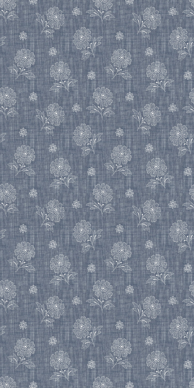 Denim Flower in Light Wash color