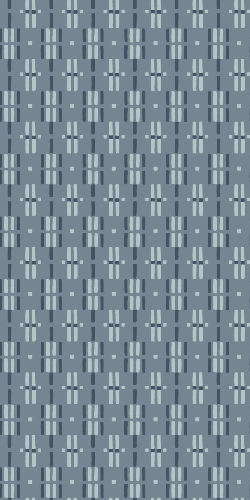 Dot Dash in Blue color