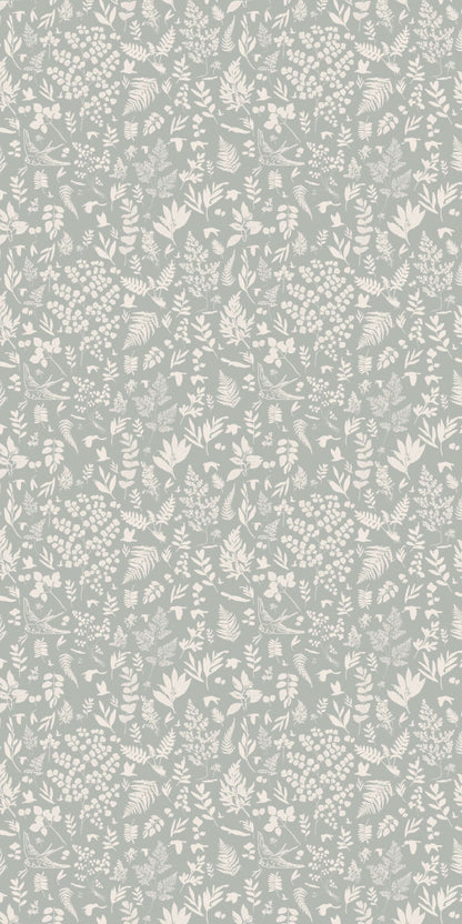 Image of Fern in Powder Wallpaper