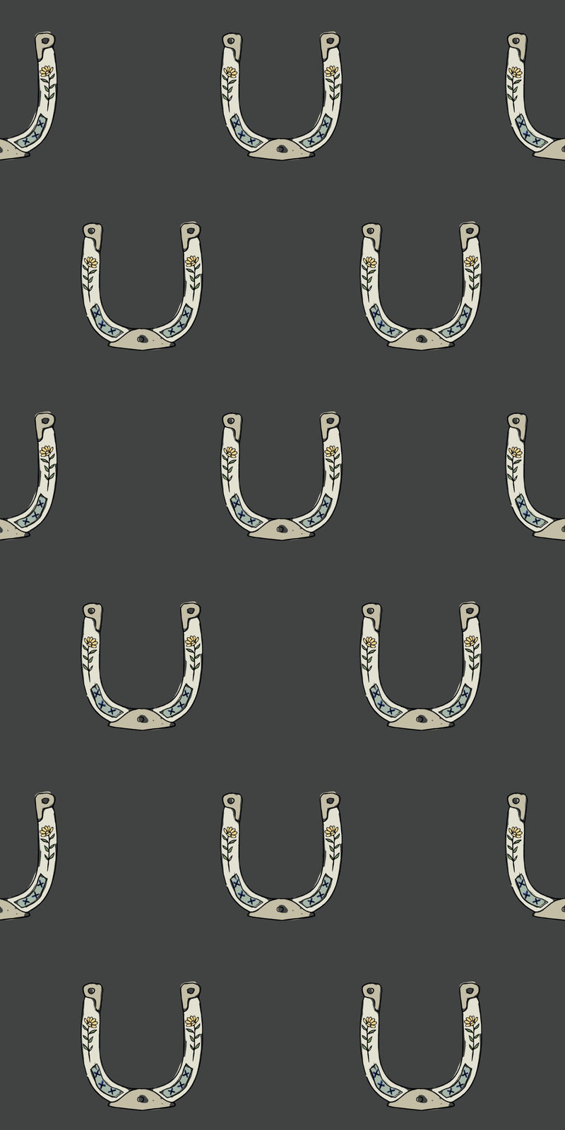 Horseshoe in Charcoal color